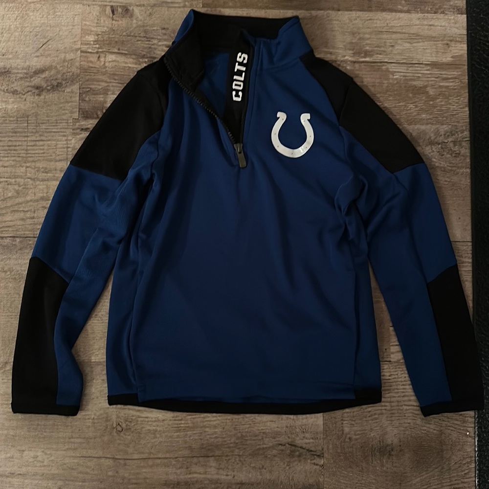 Kids colts half zip size 7